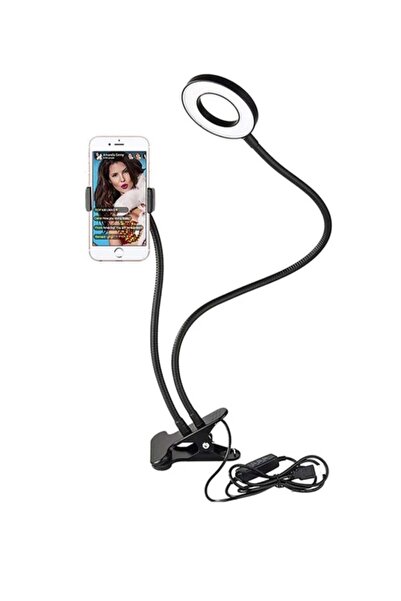 advisor حامل احترافي للهاتف الذكي أثناء البث المباشر مع حلقة إضاءة