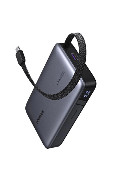 Ugreen External Battery USB, Type-C, 20000mAh Ugreen, 67W, Gray
