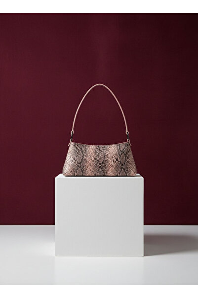 Bleebe Yılan Derisi Desen Kadın El Çantası