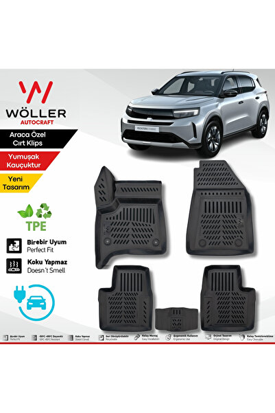 wöller Opel Frontera Paspas Hybrid 2025 Sonrası Uyumlu 3d Havuzlu Paspas