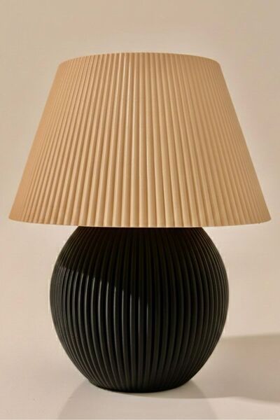 LO ADORO Modern Lampshade Table Bedroom Lamp Cream Cyan Baby Blue Pink White Options Available in Store