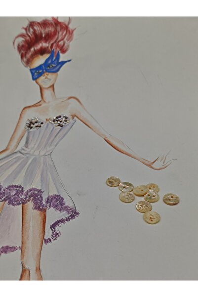 NESGO MODA Mussel Shell Genuine 11.5 mm 18 Size Ss17