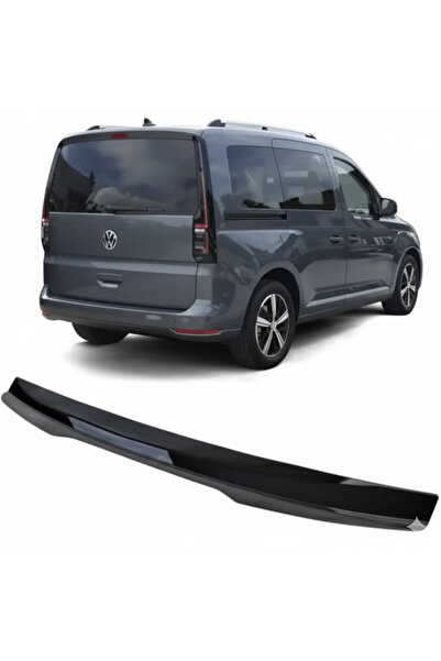 ROAL TUNİNG 2021 VE ÜZERİ UYUMLU VOLKSWAGEN CADDY SPOİLER PLASTİK PARLAK SİYA...