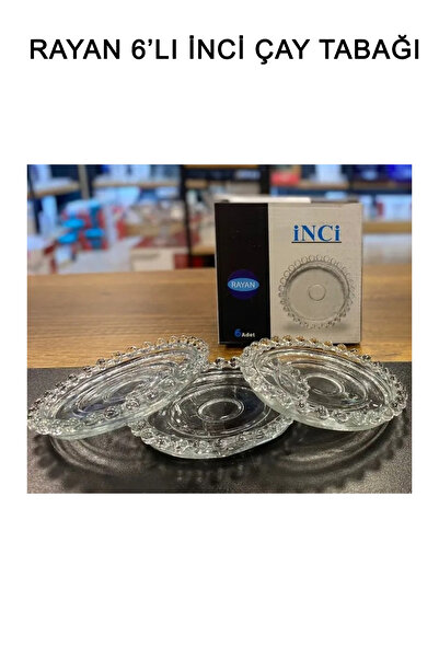 Genel Markalar Rayan İnci 6'lı Çay Tabağı