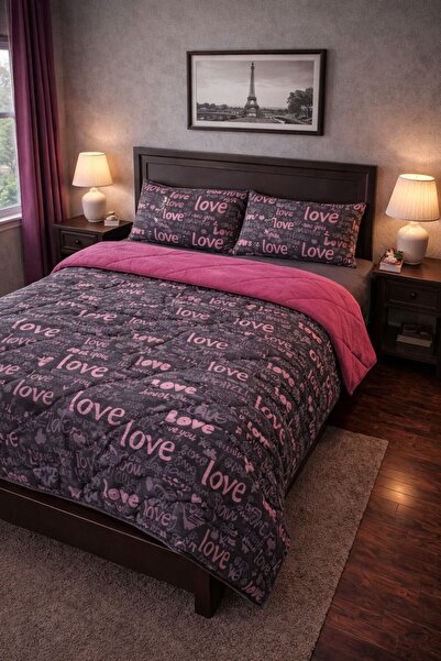 Binna Soft Karmina Ultura Yumuşak Wellsoft Slikon Dolgulu Çift Kişilik Yorgan...