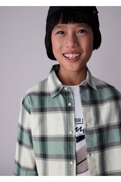 MAYORAL Boy's Plaid Shirt