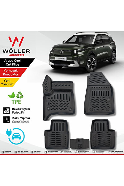 wöller Citroen C3 Aircross Paspas Hybrid 2025 Sonrası Uyumlu 3d Havuzlu Paspas
