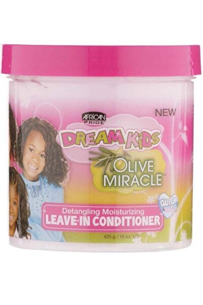 african pride بلسم دريم كيدز الذي يُترك على الشعر، زيتون ميراكل، 15 أونصة