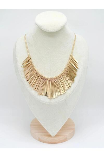 Çelik Yelpaze kolye