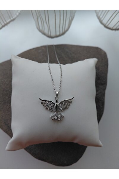 lavante butik kendini özel hisset قلادة على شكل طائر الفينيق من الفولاذ المرص...