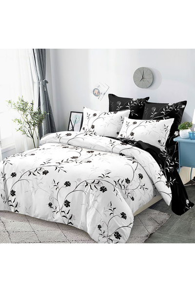 Pucioasa Bed linen with elastic for double bed 2 people Pucioasa, 6 pieces, Finet, DREAM-0346