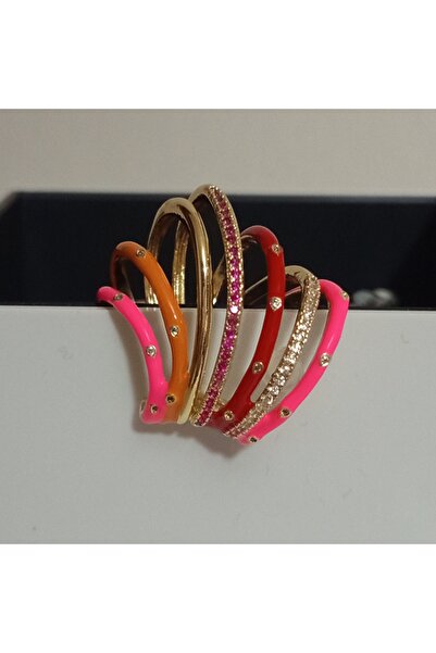 Mimoza Accessories Zirkon Taşlı Tek Delik Çoklu Görünüm Model Küpe