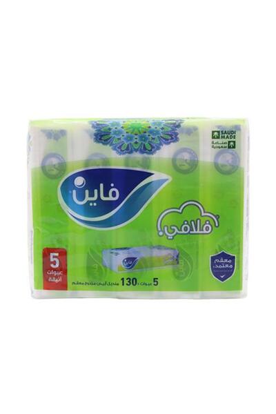 FINE Fluffy Facial Tissues 5 Pack