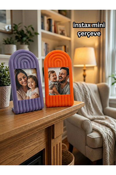 FrostBlack3d Instax Mini Compatible Photo Frame |   Stylish Decorative Desktop