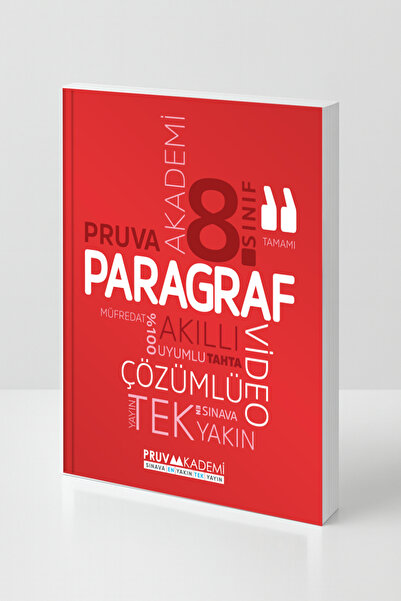 Pruva Akademi 8. Sınıf Paragraf Soru Bankası Video Çözümlü | Akıllı Tahta Uyumlu