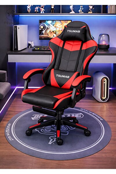 TSUMAB Ergonomic Gaming Chair with Adjustable Armrests & Lumbar Support