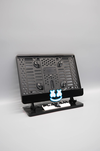 Pi Dekorasyon NEON YÜZ 3D KABARTMALI PLEKSİ MAVİ MOTOR PLAKALIĞI