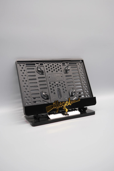 Plakam54 İLLEGAL KELEŞ GOLD PLEKSİ MOTOR PLAKALIĞI