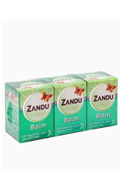 Zandu عبوة من 3 بلسم للصداع والبرد وآلام الجسم 25 مل