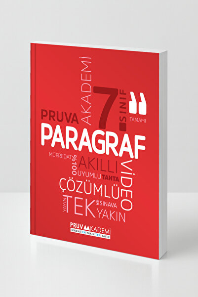Pruva Akademi 7. Sınıf Paragraf Denemeleri | Video Çözümlü Akıllı Tahta Uyuml...