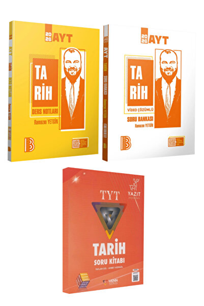 Yazıt Yayınları Benim Hocam Yayınları Ramazan Yetgin 2026 AYT Tarih Ders Notl...
