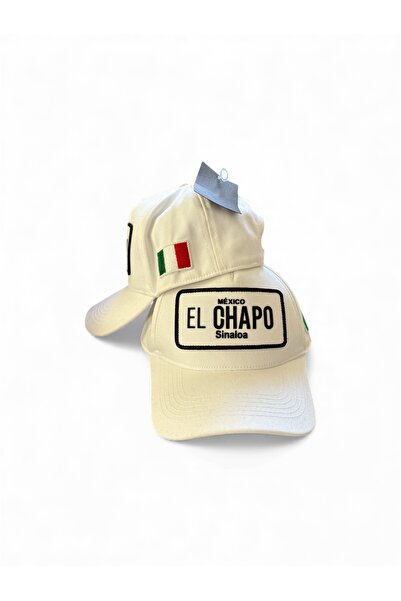 diğer 111 EL CHAPO Unisex beyaz Ayarlanabilir Spor Baseball Şapka Cırtlı Cap