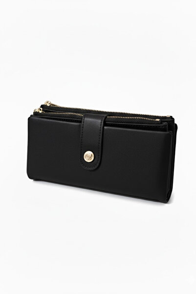 Gebiç Women's Wallet Multi-Compartment Zippered Convenient Wallet