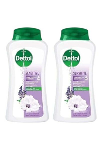 Dettol جل استحمام باللافندر والمسك الأبيض للبشرة الحساسة - 2 × 250 مل