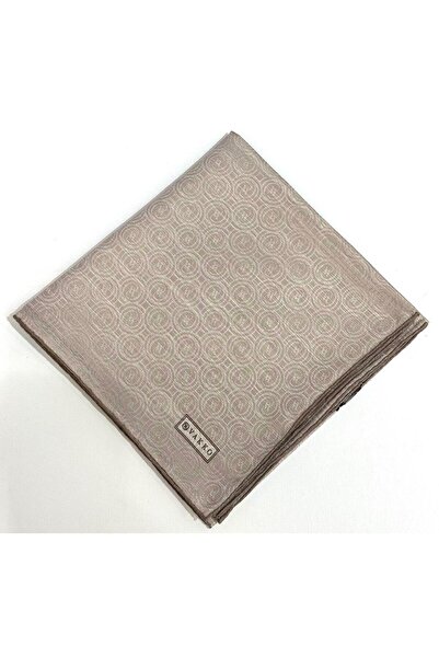 Vakko Eșarfă din bumbac și mătase cu monogramă 41727- nurcă