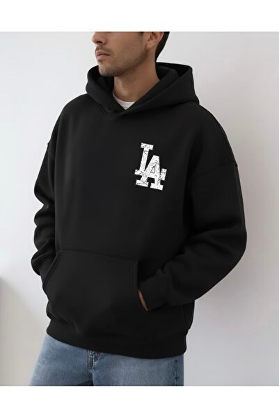 FUFLUNS La Baskili Oversize Unisex Women/Men K Hooded Sweatshirt