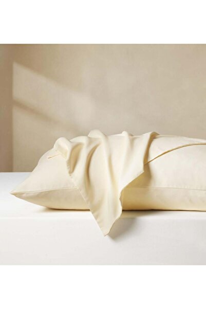 Melen Treated Microfiber Pillowcase Set - 2 Pieces - Size 75x50 - Zoita - Cream