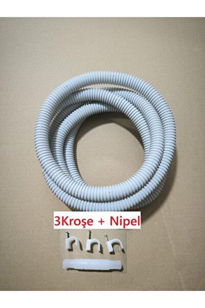 TOPALAKTİCARET Klima Drenaj Hortumu Su Tahliye Hortumu 2.8 M Ek yapılan Üst K...