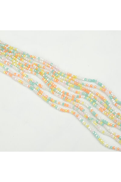 yfhobi 1 Dizi (140-150 Adet) - 2 mm Yassı Kristal Cam Boncuk Dizisi, 5. Karış...