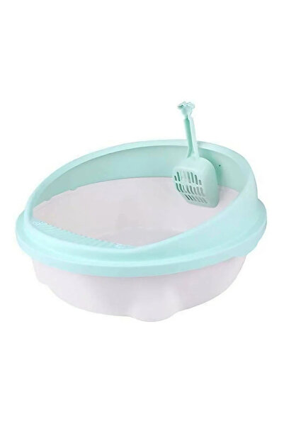 Tofu World Cat litter box with plastic sand scoop