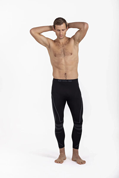LUGMO Black Unisex Thermal Underwear Bottom Seamless IIILevel Pro