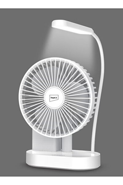 İMPEX مروحة قابلة للشحن مقاس 5 بوصات من طراز Breeze D4 بثلاث سرعات وبطارية 24...