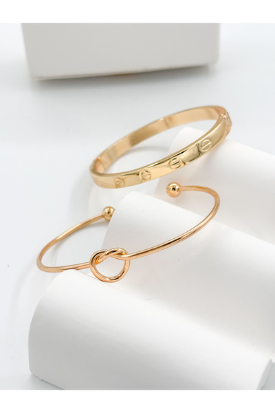 Be shine accessories Kelepçe , Ayarlanabilir Düğüm Bileklik Seti