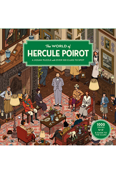 Laurence King Pub Puzzle Lumea lui Hercule Poirot de 1000 de piese: Un puzzle...