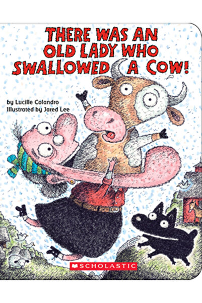 Scholastic There Was an Old Lady Who Swallowed a Cow