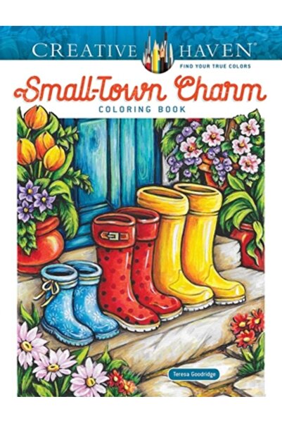 Dover Pubn Inc Carte de colorat Creative Haven cu farmecul unui oraș mic