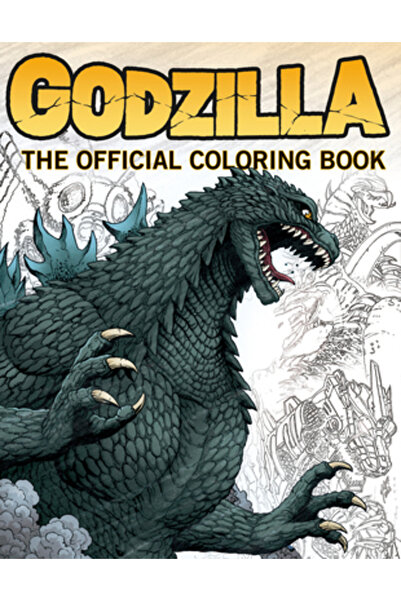 Titan Books Godzilla: Cartea oficială de colorat