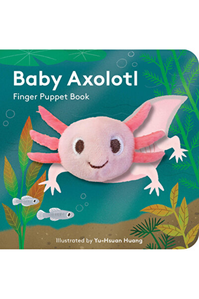 Chronicle Books Pui de Axolotl: Carte cu Păpuși de Deget