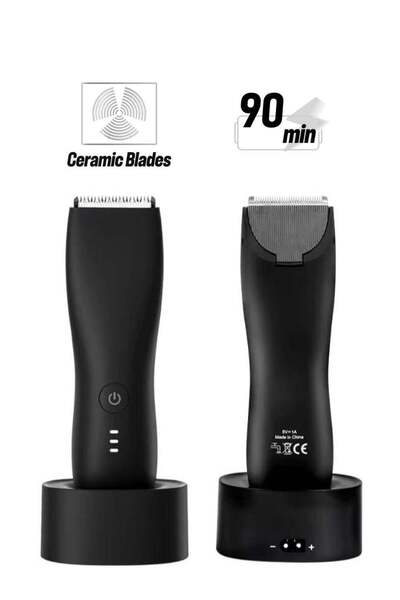 Dinx ماكينة حلاقة شعر آمنة وقابلة لإعادة الشحن للمناطق الحساسة