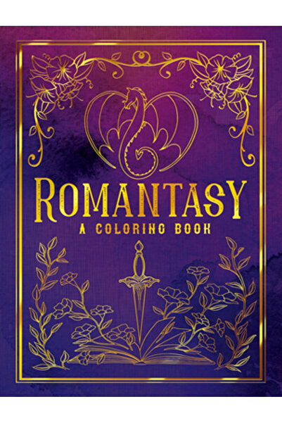 Dover Pubn Inc Romantism: O carte de colorat