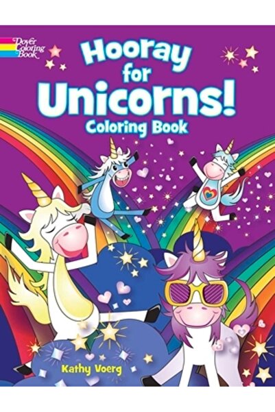 Dover Pubn Inc Ura pentru unicorni! Carte de colorat