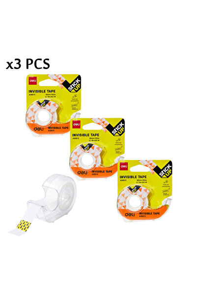 Deli Deli Clear Tape, 3 pieces