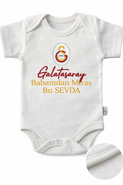 BiShop Galatasaray Taraftar Bebek Zıbını – Babamdan Miras Bu Sevda Yazılı, %1...