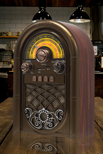 Blackbird Game Center Raiseng R-1950BTL Ahşap Görünümlü Retro Radyo - Nostalj...