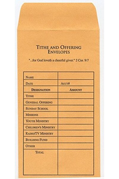 B&H Publishing Group Plic pentru zeciuială și ofrande: Pachet de 100