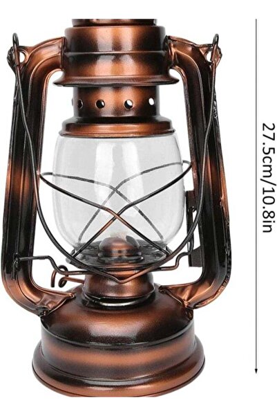 Generic Iron Kerosene Oil Lamp, Hanging Oil Lantern Light Vintage Hurricane Kerosene Lamp Burning Lantern